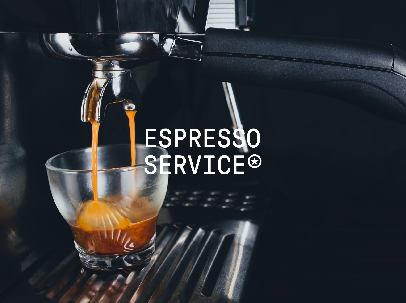 Espresso Services prekės ženklo dizaino knyga ir internetinis tinklapis