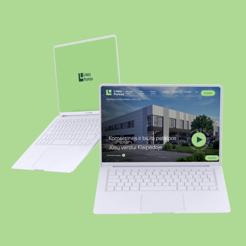 We built a website for a sustainable business park that goes beyond showcasing space
