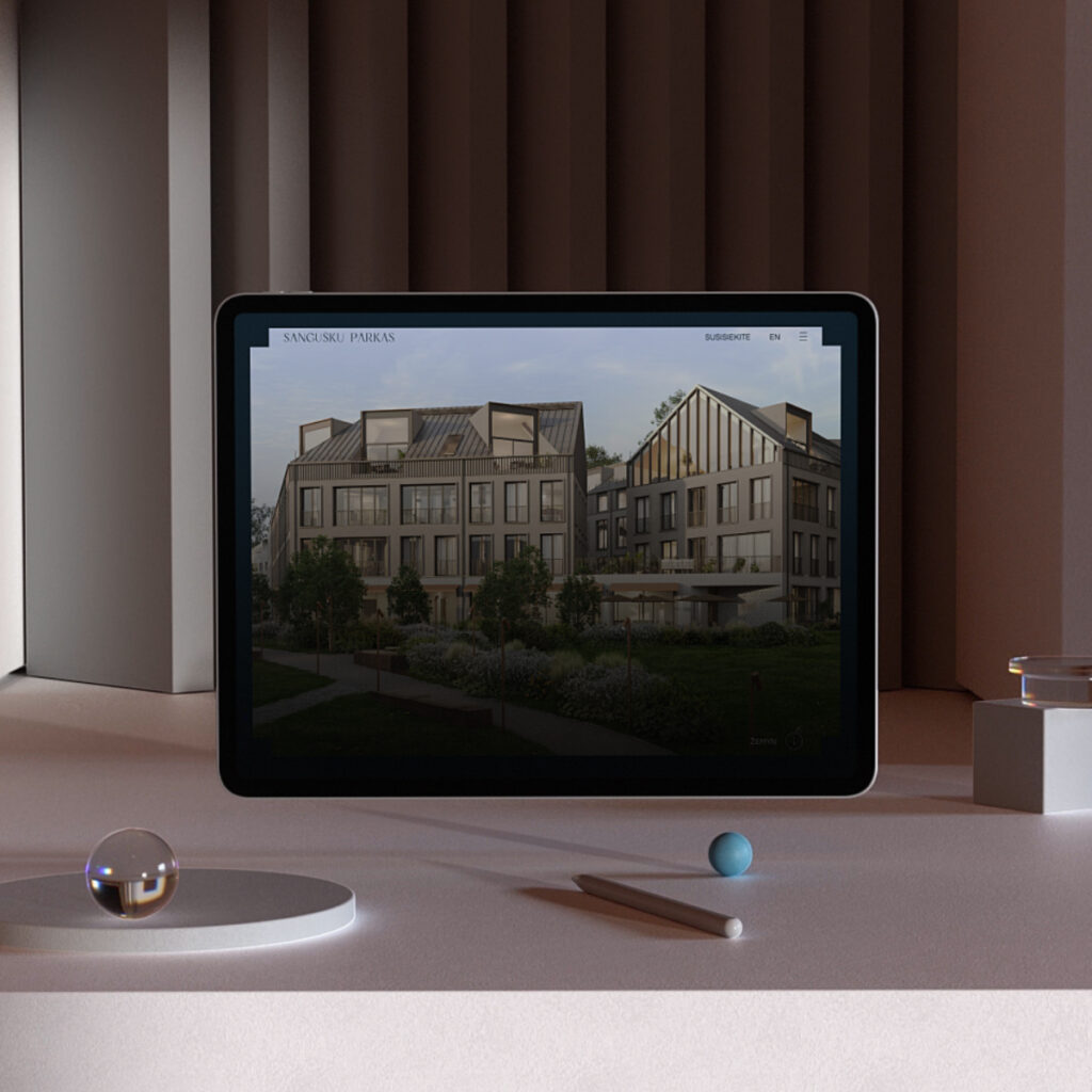 Sanguškų parko svetainės programavimas