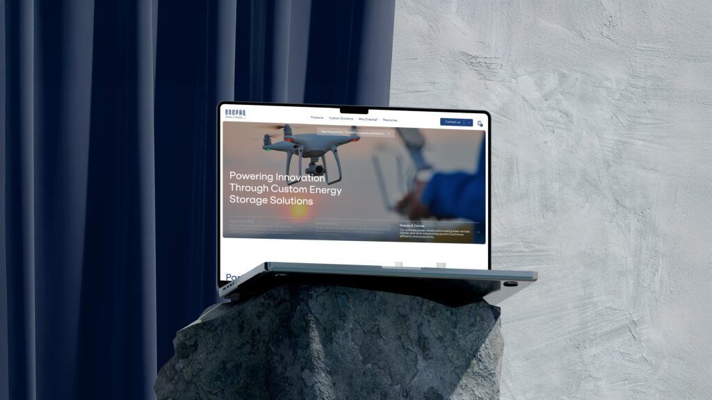 Enepaq interneto svetainės kūrimas