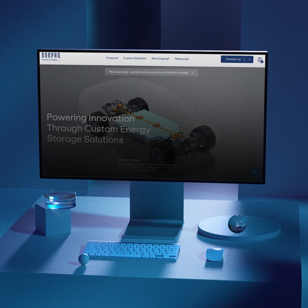 Enepaq interneto svetainės kūrimas