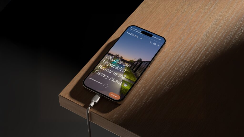 New Fahana Hotels website