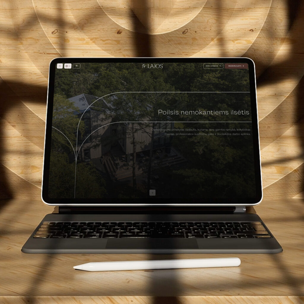 Lajos svetainės atnaujinimas