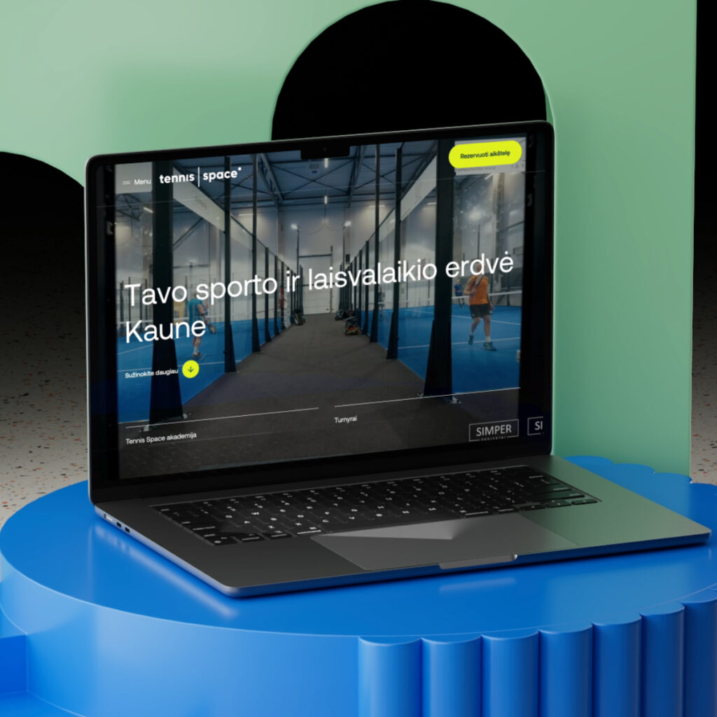 Atnaujinta Tennis Space interneto svetainė